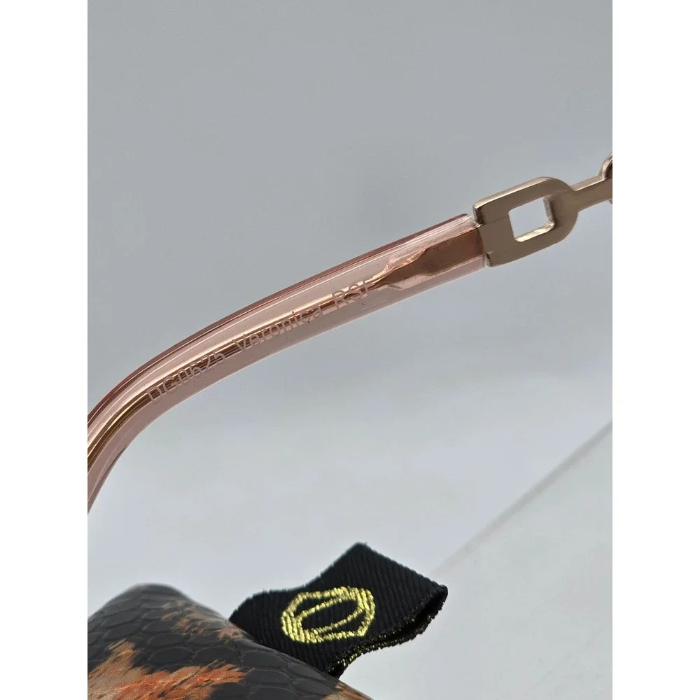 Sofia Vergara x Foster Grant Veronica Shield Sunglasses Womens OS Rose Gold -New
